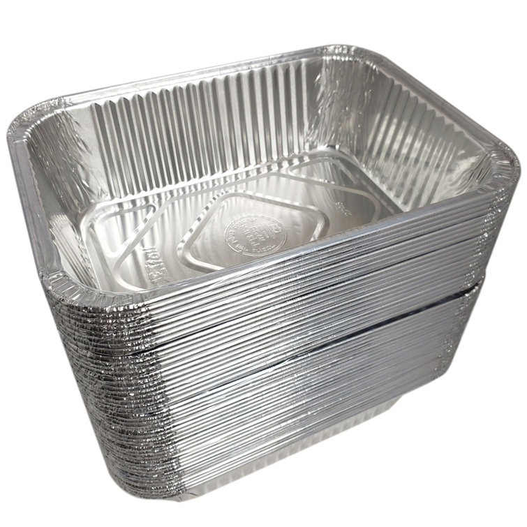 Disposable roasting shop pan with rack